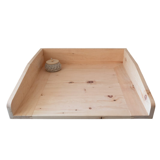 Beruhigender Wickelaufsatz aus Zirbenholz – Fördert das Wohlbefinden Ihres Babys